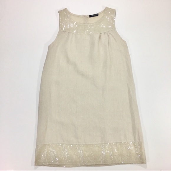 LUNGO L'ARNO Linen Shift Dress - Picture 3 of 5